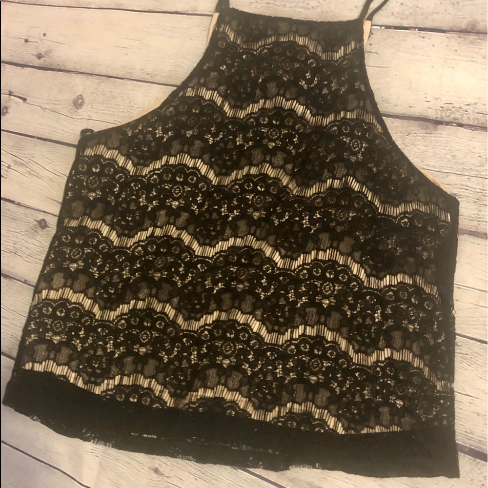 Black lace camisole size M